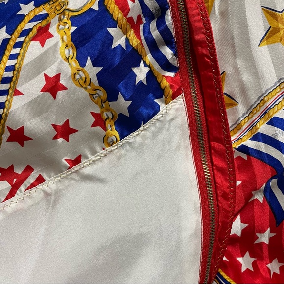 Mureli Vintage Patriotic Silk Jacket – Removeable Sleeves! - Picture 6 of 10